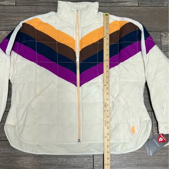 NWT Free People Movement x Hatch XS X-Small Printed Puffer Jacket Packable Coat - Picture 9 of 16